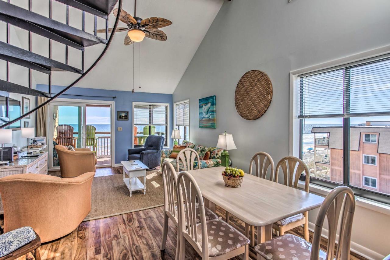Beach Lovers Haven Oceanfront Condo With Pool! マートルビーチ エクステリア 写真