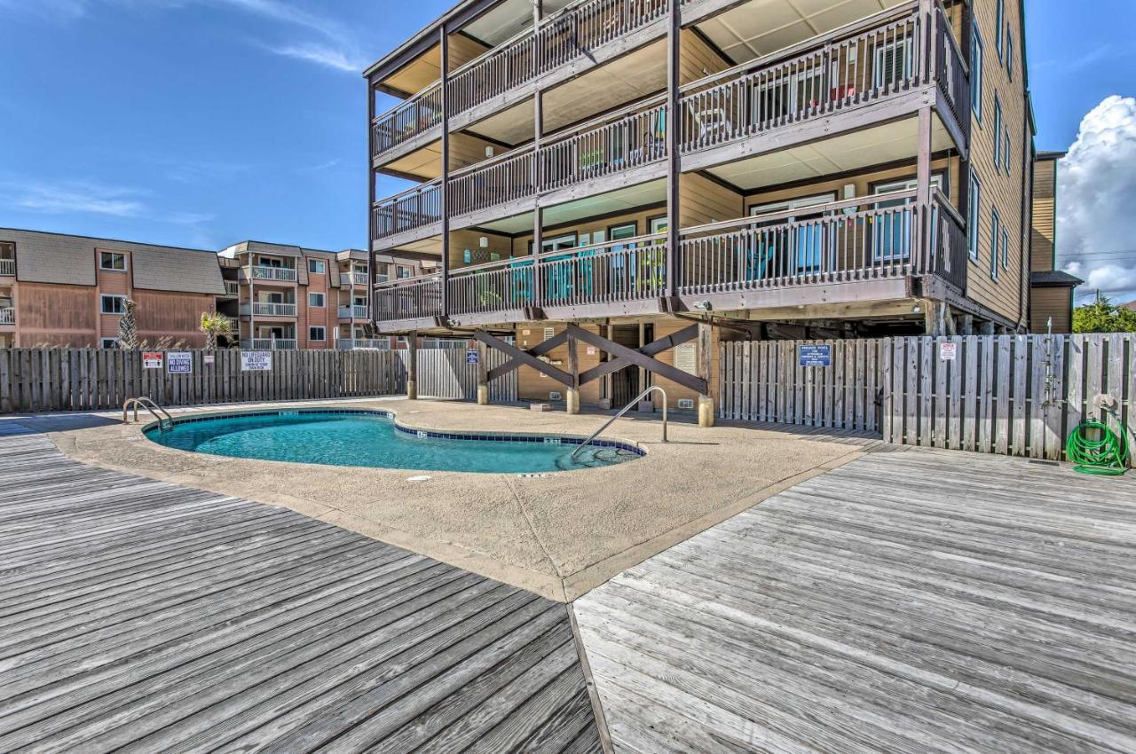 Beach Lovers Haven Oceanfront Condo With Pool! マートルビーチ エクステリア 写真