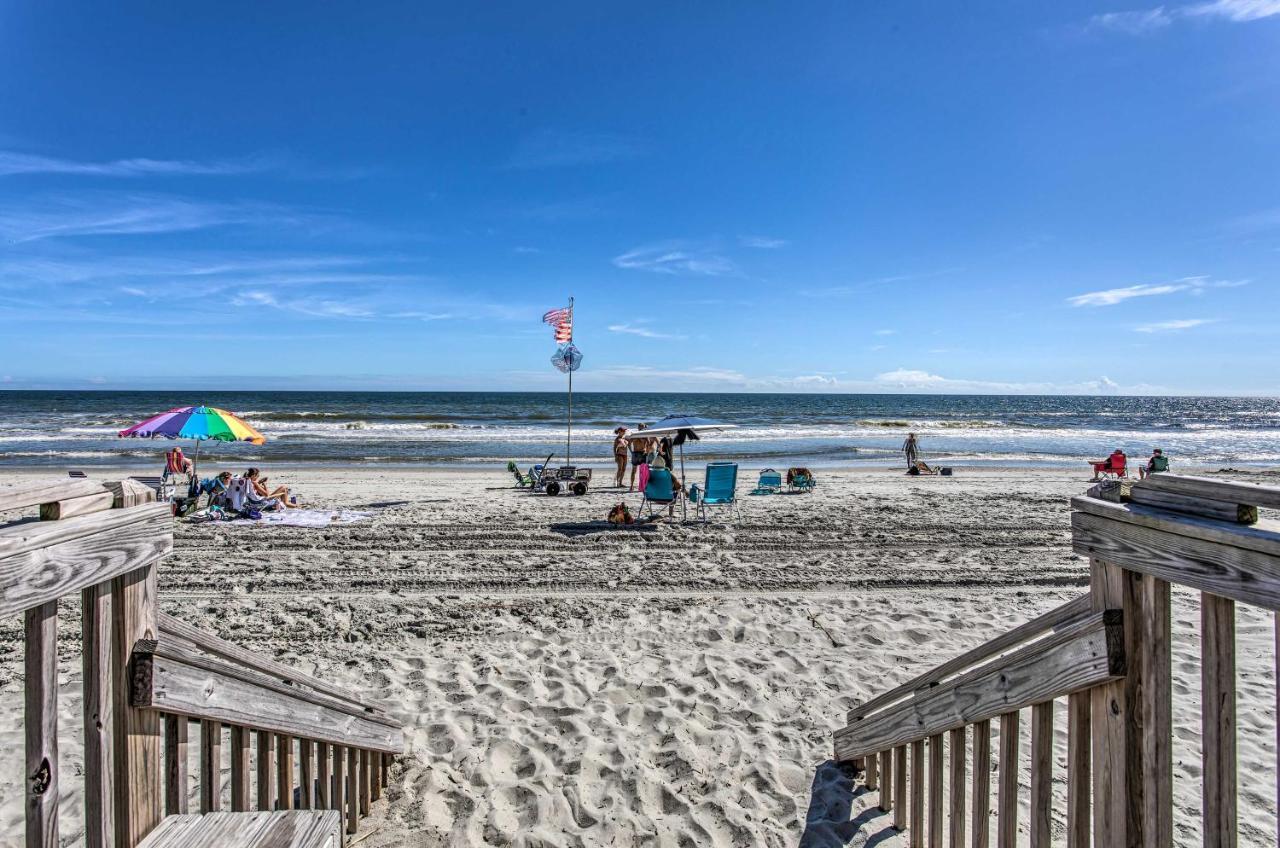 Beach Lovers Haven Oceanfront Condo With Pool! マートルビーチ エクステリア 写真